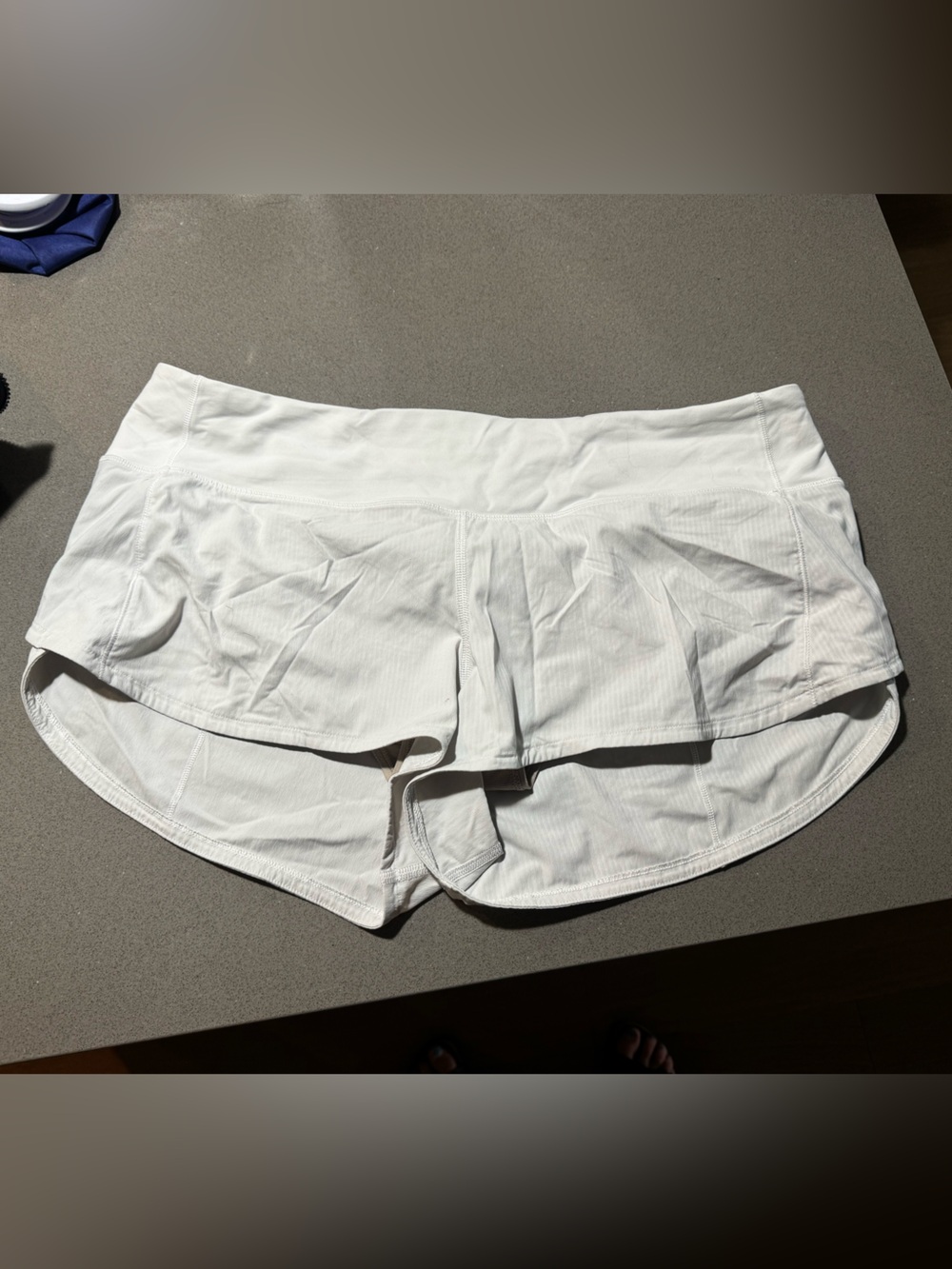 lululemon athletica White Skort with Beige Lined Shorts
